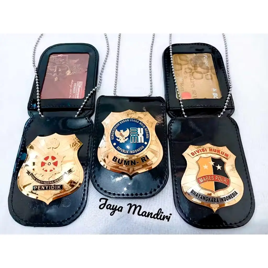 Kalung Lencana Penyidik Kewenangan Custom Logam